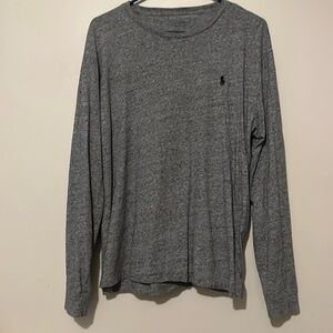 Gray long sleeve Polo Ralph Lauren